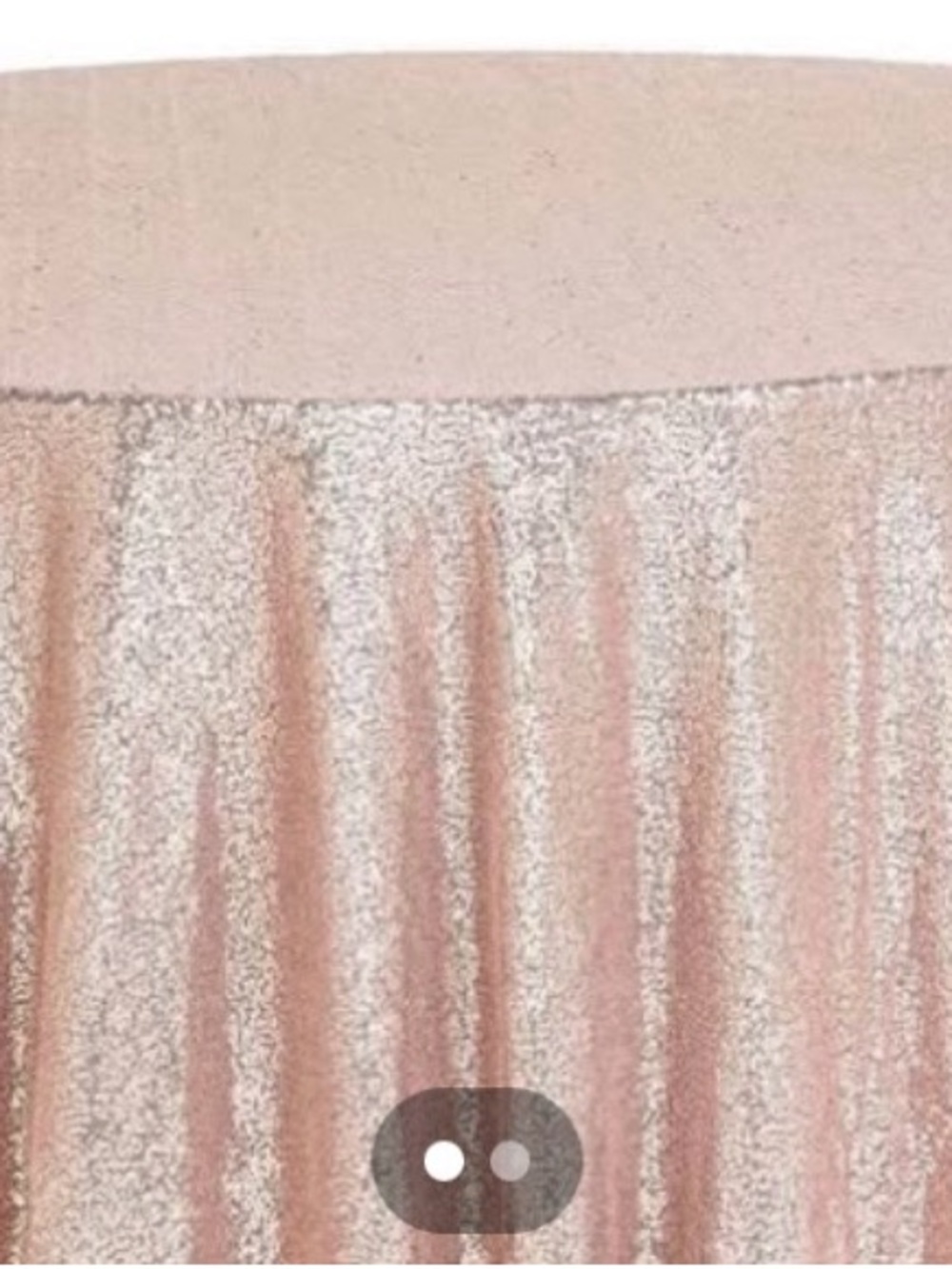 120” round sequin table cloth
